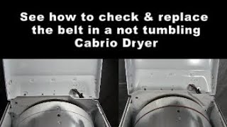 Cabrio Dryer Is Not Tumbling - The Belt
