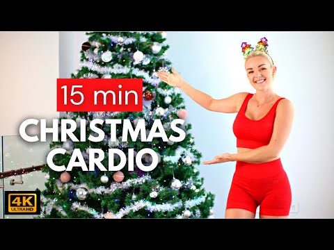 15 MIN CHRISTMAS CARDIO | Holiday Workout | Workout To Burn Fat Fast | Quick Cardio Workout At Home