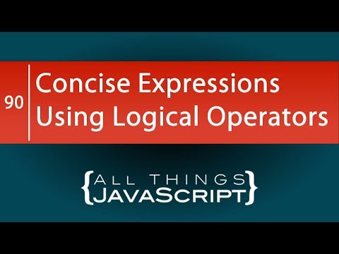 Javascript Tip Concise Expressions Using Logical Operators