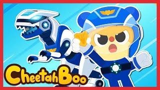 Download lagu [🎉NEW] Let's Go! Dino car Reino! | Dinosaur Rescue car Hero | Nursery rhymes | #Cheetahboo mp3