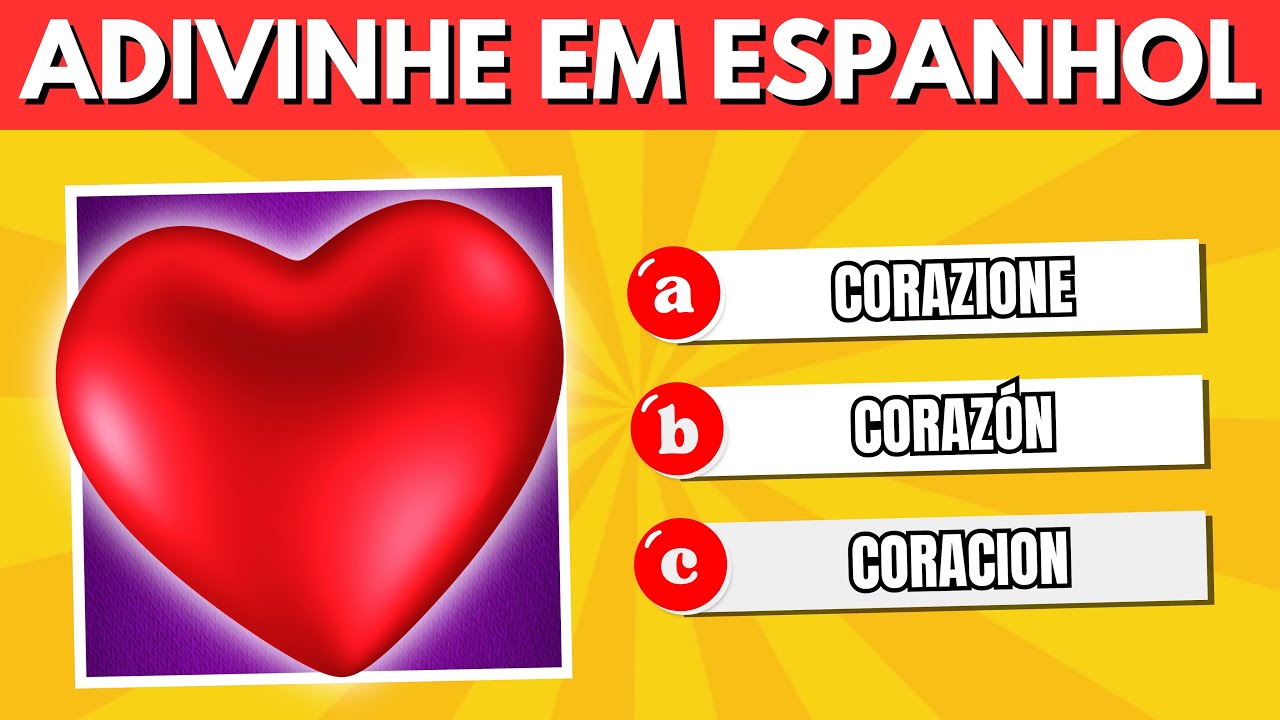 Teste seus Conhecimentos de Espanhol 🇪🇸 | Quiz de Espanhol | Detona Quiz