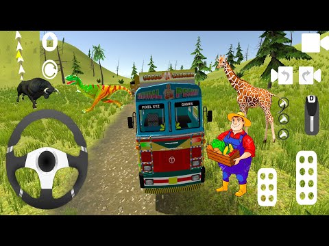 3D Offroad Cargo Truck Driving Simulator | Real Indian Cargo Transport Indian | Android iOS Gameplay