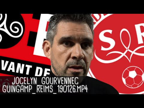 JOCELYN GOURVENNEC RÉAGIT APRÈS GUINGAMP - REIMS (0-1) / Ligue 1 - 26 janvier 2019
