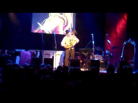 Trötemann Karl-Heinz Jansen mit seiner Geburtstagsrede