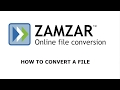 Zamzar demo