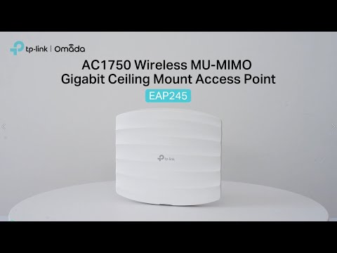 TP-Link EAP245 AC1750 Wireless Dual Band Gigabit Ceiling Mount Access Point