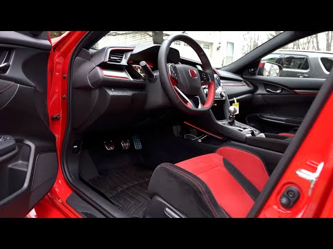2019 Honda Civic Type R FK8 *Red* Console Illumination Kit Install