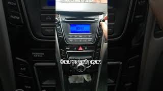 HYUNDAİ İ30ELİT SAAT VE TARİH NASIL!!!!!!! AYARLANIR