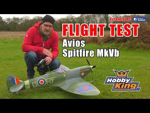AVIOS Spitfire MkVb (HobbyKing) FAST/SLOW PASSES & SCALE AEROBATICS: ESSENTIAL RC FLIGHT TEST