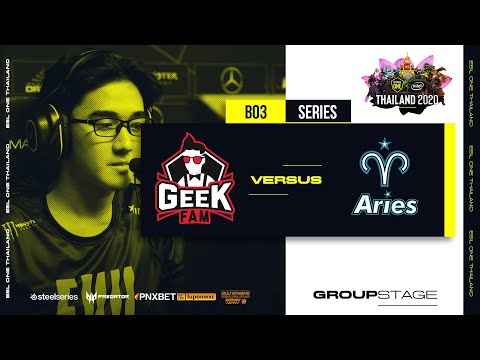 Geek Fam vs Aster.Aries Game 2 (BO3) | ESL One Thailand ASIA