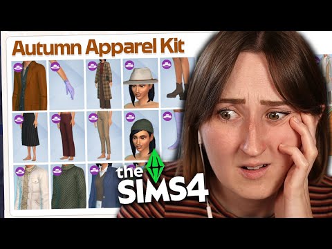 Kits are out of control... (The Sims 4: Autumn Apparel Kit Overview)