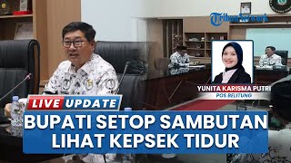 Dua Kepala Sekolah SMP Tertidur saat Rapat PSB SMA Garuda, Bupati Beltim Hentikan Presentasi
