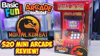$20 Mini Mortal Kombat Arcade Machine - Basic Fun Arcade Classics #15 Review!
