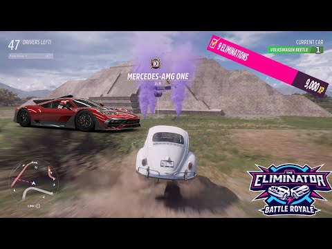 FH5 - I FOUND LEVEL 10 CAR DROP MERCEDES-AMG ONE, BEAT A CHEATER AND WON THE ELIMINATOR!!