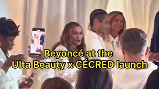 Beyoncé at the Ulta Beauty &amp; CÉCRED launch