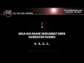 Teri Talash Mein Saddiyon Se Beqarar Video Karaoke Mehdi Hassan By Baji Karaoke