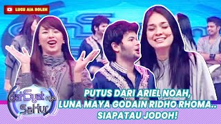 Download lagu PUTUS DARI ARIEL NOAH, LUNA MAYA GODAIN RIDHO RHOMA.. SIAPATAU JODOH! - DAHSYAT SAHUR mp3