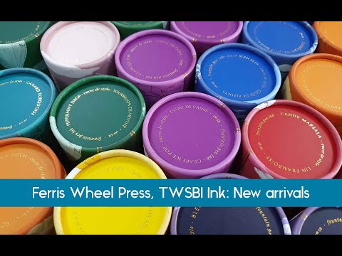 New to Pure Pens: Ferris Wheel Press, TWSBI Ink & More