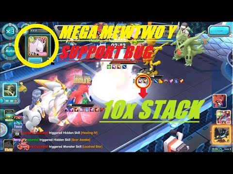POKELAND LEGENDS - MEGA MEWTWO Y SUPPORT BUG!!!