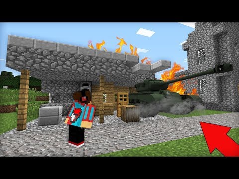 ЭТОТ ТАНК РАЗДАВИЛ МОЙ ДОМ В МАЙНКРАФТ 100% ТРОЛЛИНГ ЛОВУШКА MINECRAFT ТАНК ЖИТЕЛЕЙ ВЗОРВАЛ КУЗНИЦУ