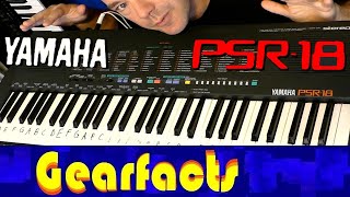 Video thumbnail for The Yamaha PSR-18 keyboard has FM sounds and ONE trick up its sleeve by Gearfacts