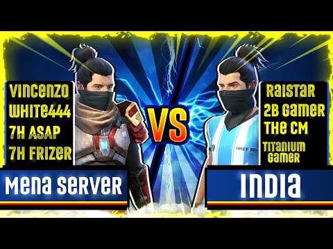 Vincenzo vs Raistar Squad || Free fire India 🇮🇳 vs Mena server Clash Squad Battle - Nonstop gaming