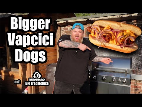 Burnhard Big Fred Deluxe Grill Inauguration – Bigger Vapcici Dogs & more!