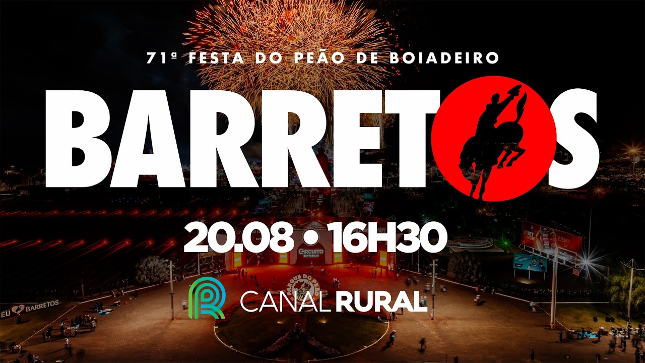 AO VIVO | Festa do Peão de Barretos 2026 — As Grandes Provas do Rodeio