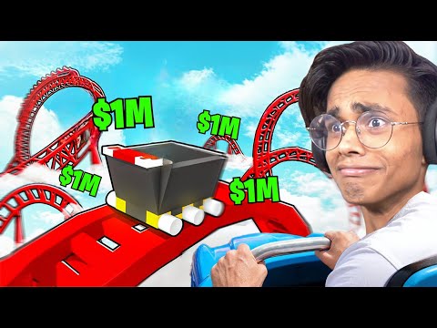 Spending $8,579,475 To Build The TALLEST ROLLERCOASTER In Roblox..