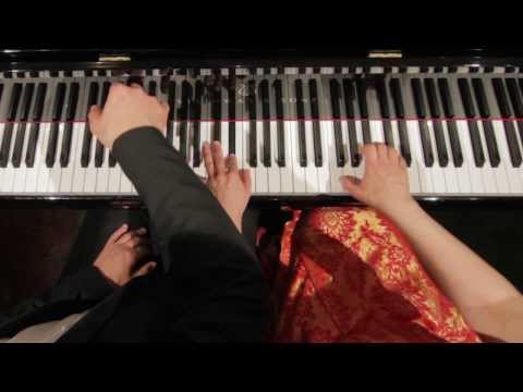 Carles & Sofia piano duo: Polonaise in B Flat Major, Op. 75 No. 2. Franz Schubert