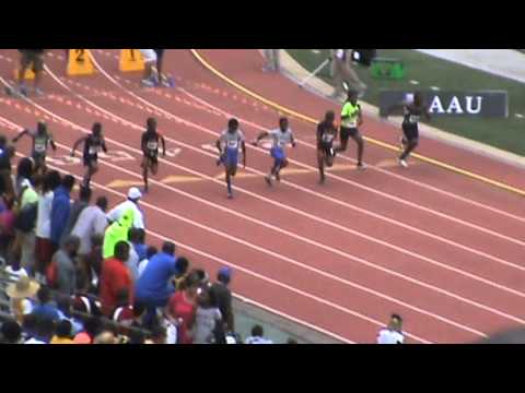 2013 AAU JUNIOR OLYMPIC CHAMPIONSHIPS - 11 YR BOYS- 100 METER SEMI -HEAT 1