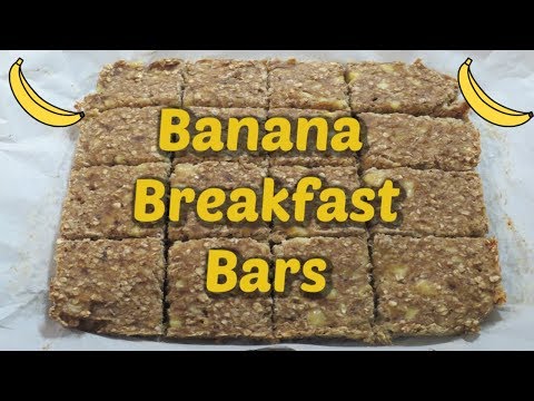 Breakfast Banana Bars - Healthy Recipe for Toddlers!