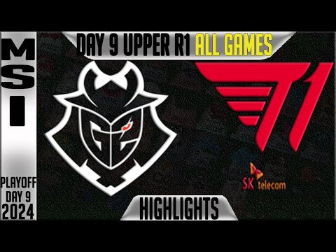G2 vs T1 Highlights ALL GAMES | MSI 2024 Round 1 Knockouts Day 9 | G2 Esports vs T1