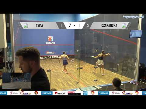Karina Tyma - Karolina Czakańska BETARD Indywidualne Mistrzostwa Polski w Squasha 2023