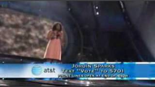 Jordin Sparks I who have nothing on American Idol (2nd time)
