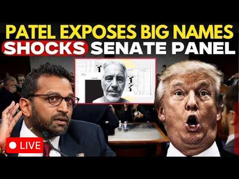 FBI Chief LIVE: He Killed Epstein! | Kash Patel Drops BIG Shocker At Explosive House Hearing | US