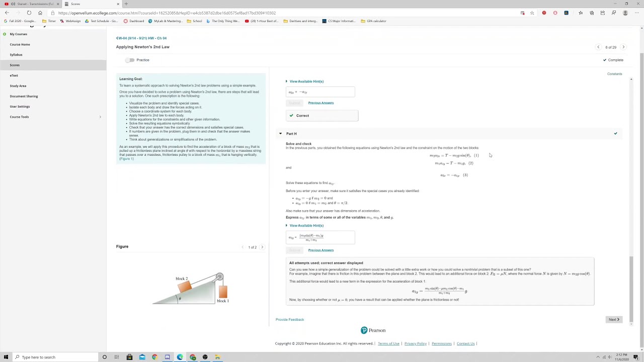 Mastering Physics Answers Chapter 4