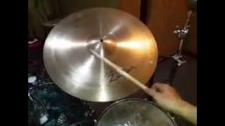Video thumbnail for Zildjian Avedis Z-mac 20" crash ride by triumphalist pill