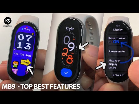 Mi Band 9 - Top Features that you should know and How to Use it (Guide)