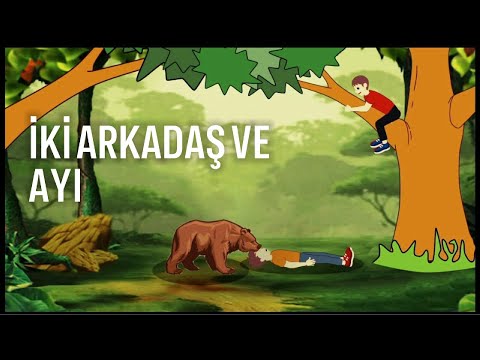 İki Arkadaş ve Ayı ( Dost Kara günde belli olur )