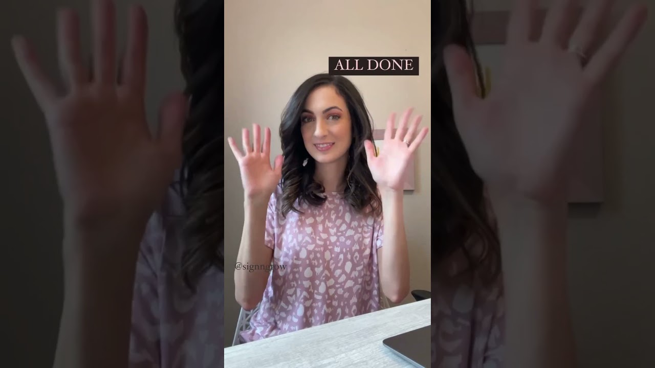 Teach Your Baby Sign Language at Mealtimes! #shorts