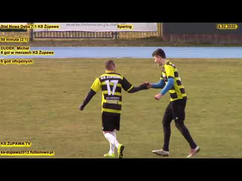 Sparing: Stal Nowa Dęba 7-1 KS Żupawa (2:1 Dudek Michał) 16.02.2020