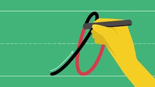 How to write a cursive letter l” in lowercase