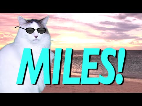 HAPPY BIRTHDAY MILES! - EPIC CAT Happy Birthday Song