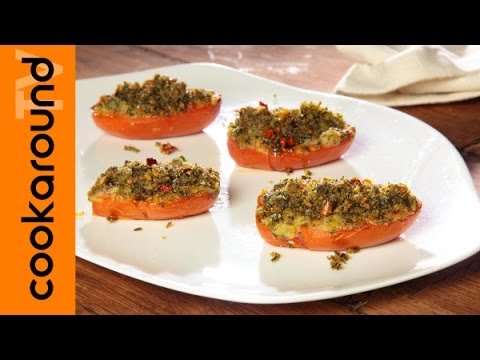 Pomodori gratinati al forno tutorial