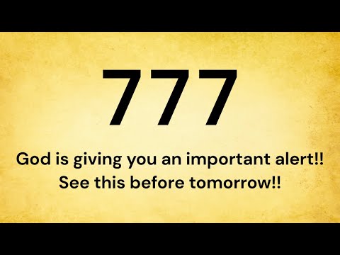 🕊️777 God is giving you an important alert!! See this before tomorrow!!