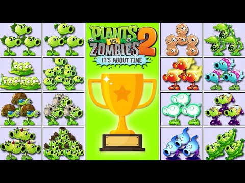 Tournament All Color & Green Pea - Who Will Win? - PVZ 2 Plant vs Plant