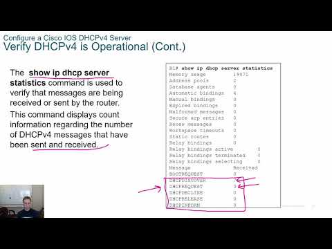 Cisco CCNA 2  v7 Module 7 Section 7.2 - 7.3 - Configure Cisco IOS as a DHCP Server or Client
