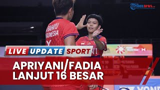 Apriyani/Fadia Babat Habis Wakil Hongkong di Malaysia Masters 2023, Lanjut ke Babak 16 Besar
