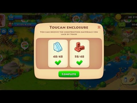 Township Opening Toucan Enclosure | Township gameplay Level 58